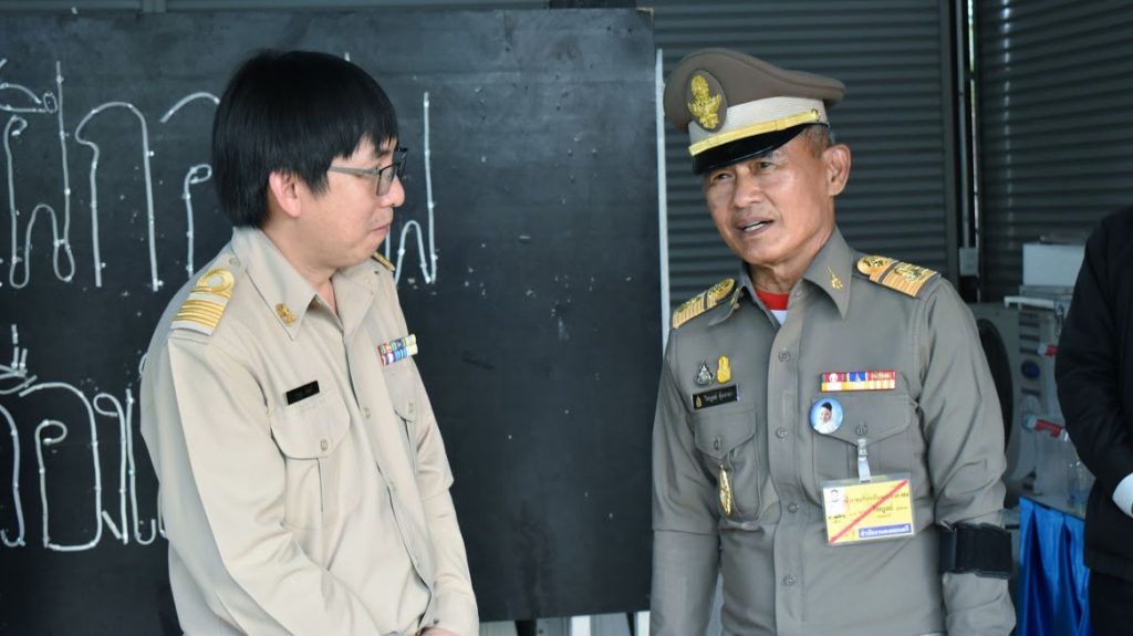 สถาบันเทคโนโลยีปทุมวันร่วมต้อนรับองคมนตรี ณ โรงเรียนศรีสวัสดิ์พิทยาคม กาญจนบุรี