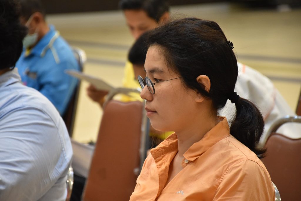 นายกสภาสถาบันฯและอธิการบดี พบสายวิชาการ