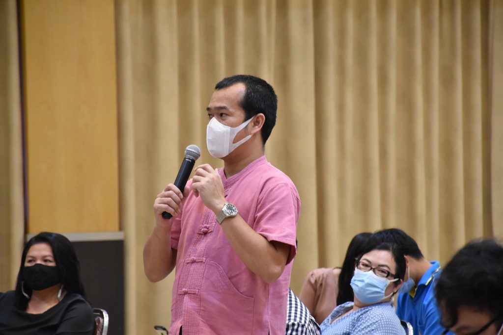 นายกสภาสถาบันฯและอธิการบดี พบสายวิชาการ