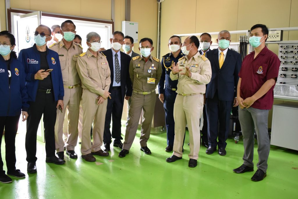 องคมนตรีเปิดอาคารปฏิบัติการฐานสมรรถนะวิชาชีพ ศูนย์การเรียนกาญจบุรี สถาบันเทคโนโลยีปทุมวัน