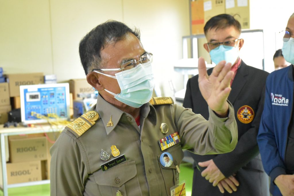 องคมนตรีเปิดอาคารปฏิบัติการฐานสมรรถนะวิชาชีพ ศูนย์การเรียนกาญจบุรี สถาบันเทคโนโลยีปทุมวัน