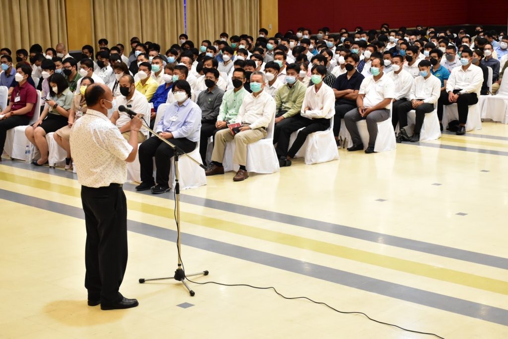 อบรมโครงการประเมินคุณธรรมและความโปร่งใสในการดำเนินงานของสถาบันเทคโนโลยีปทุมวัน