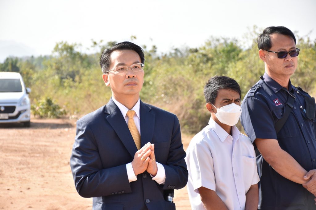 พิธีบวงสรวง ท้าวมหาพรหม ศาลพระภูมิและศาลเจ้าที่ สทป.ศูนย์กาญจนบุรี