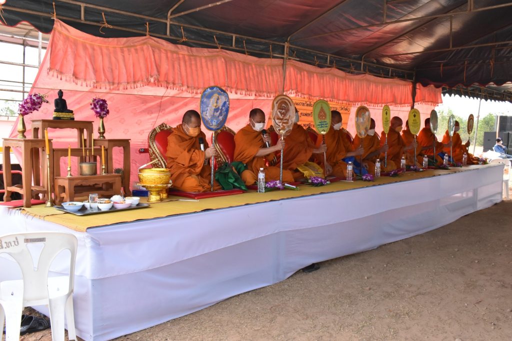 พิธีบวงสรวง ท้าวมหาพรหม ศาลพระภูมิและศาลเจ้าที่ สทป.ศูนย์กาญจนบุรี