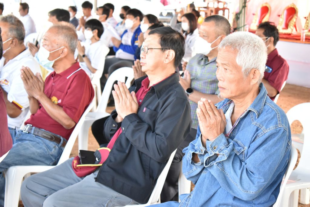 พิธีบวงสรวง ท้าวมหาพรหม ศาลพระภูมิและศาลเจ้าที่ สทป.ศูนย์กาญจนบุรี