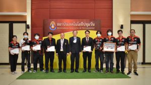 นายกสภา แสดงความยินดีกับทีมสถาบันฯ การแข่งขัน Honda Eco Mileage Challenge 2023