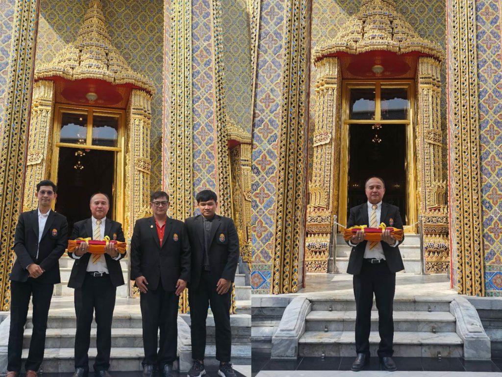 สทป.รับผ้าพระกฐิน เพื่อนำถวายแด่พระสงฆ์วัดเตาปูน จังหวัดลำปาง