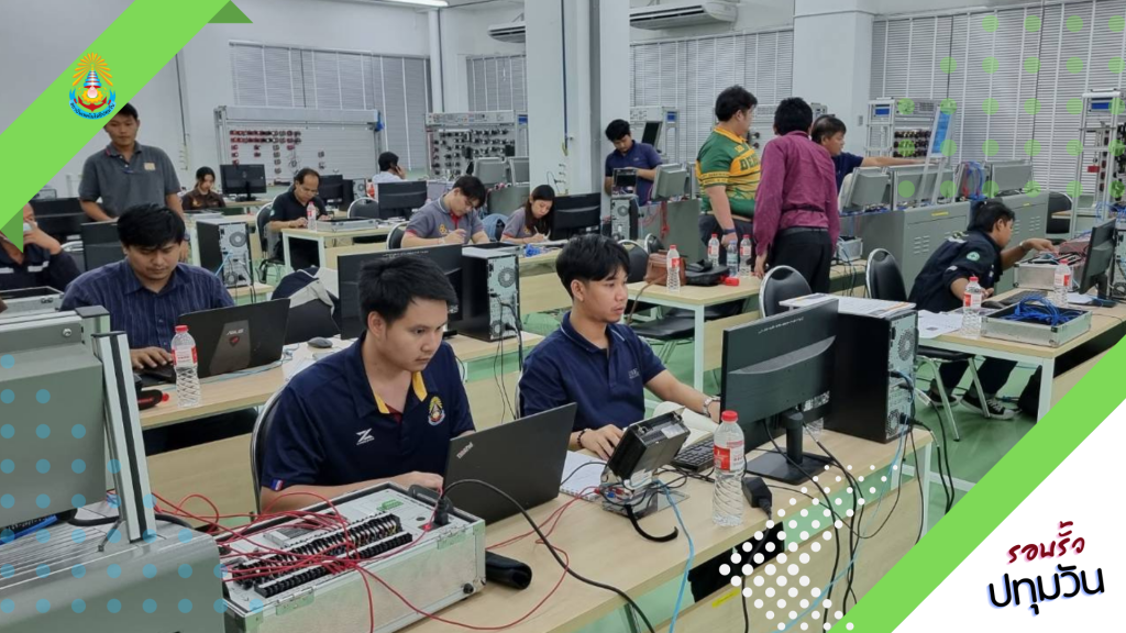 อบรม “การควบคุมไฮดรอลิกส์และนิวเมติกไฟฟ้าด้วย PLC – HMI”