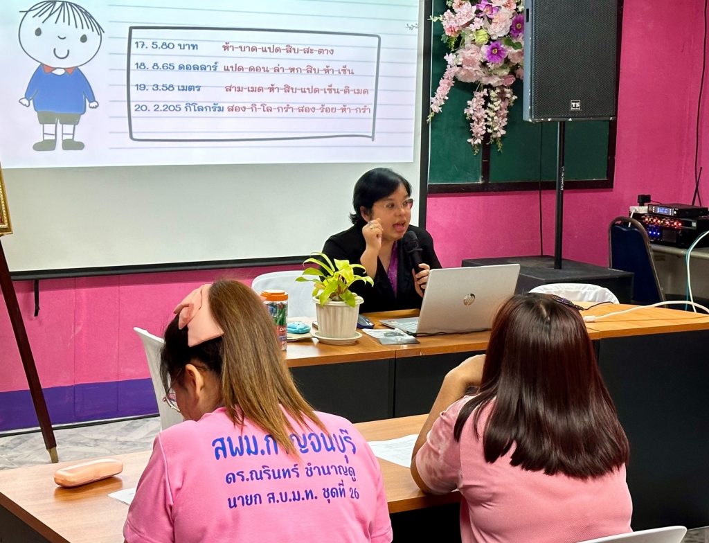 วท. สทป. จัดโครงการพัฒนาทักษะการสอนและการผลิตสื่อวิชาภาษาไทย