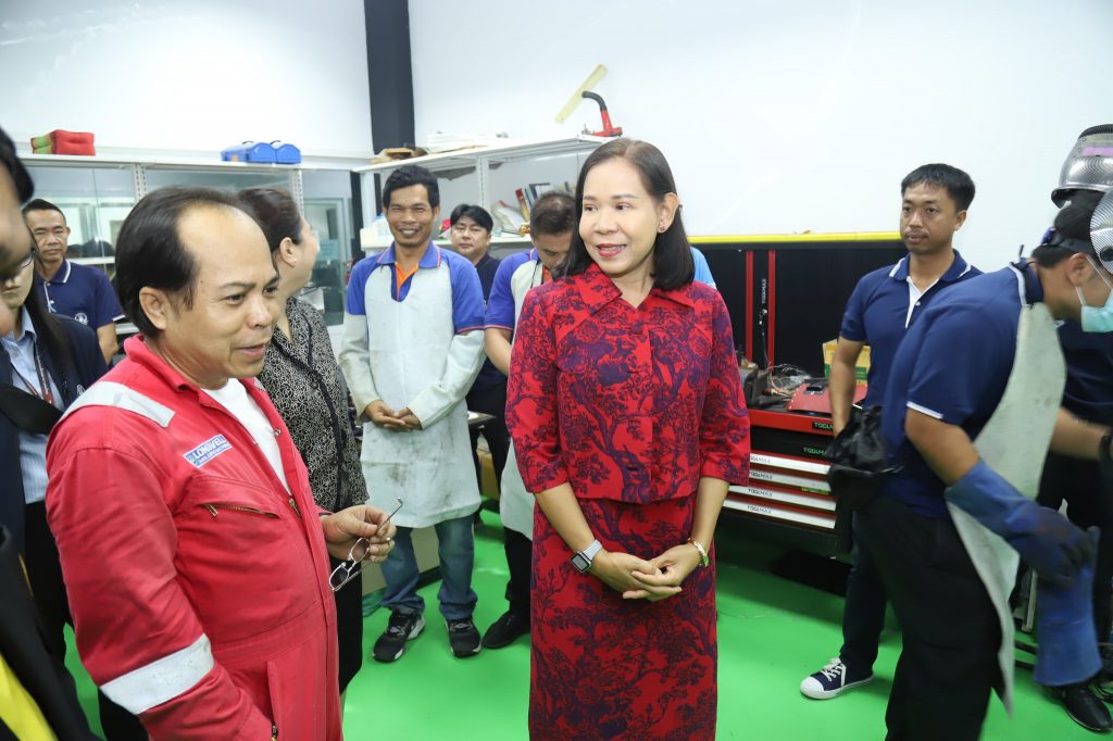 ปทุมวันต้อนรับรองอธิบดีกรมพินิจฯเข้าเยี่ยมชมการอบรมฝึกทักษะวิชาชีพช่างให้เด็กและเยาวชนฯ