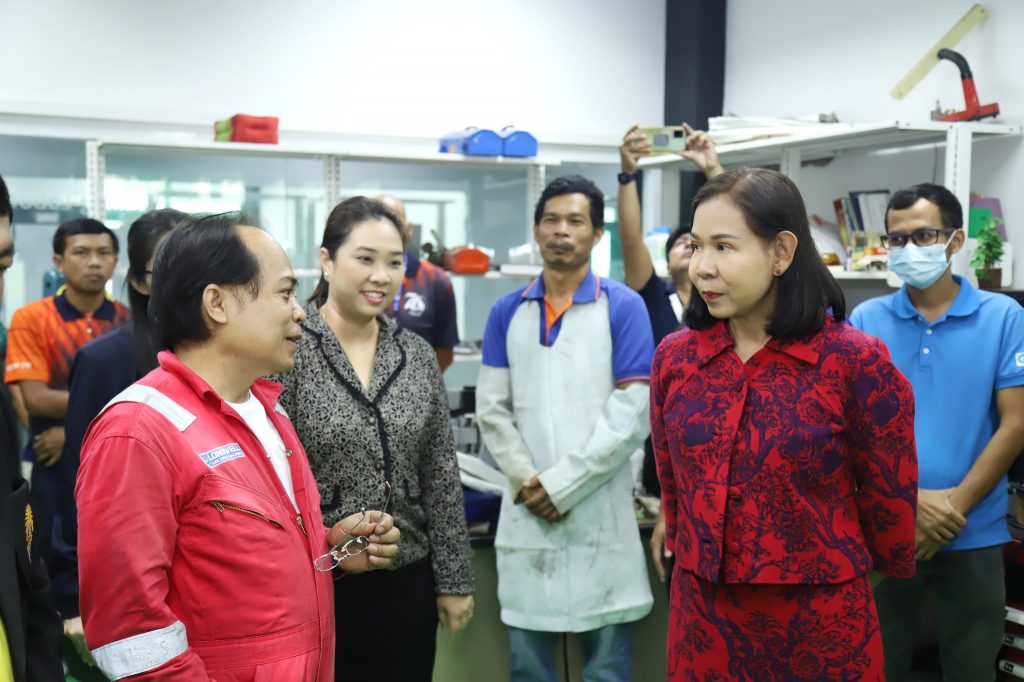ปทุมวันต้อนรับรองอธิบดีกรมพินิจฯเข้าเยี่ยมชมการอบรมฝึกทักษะวิชาชีพช่างให้เด็กและเยาวชนฯ