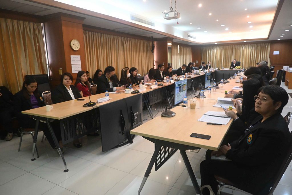 สทป.รับการตรวจประเมินคุณภาพการศึกษาภายใน ระดับสถาบัน ประจำปีการศึกษา 2567 (วันแรก)