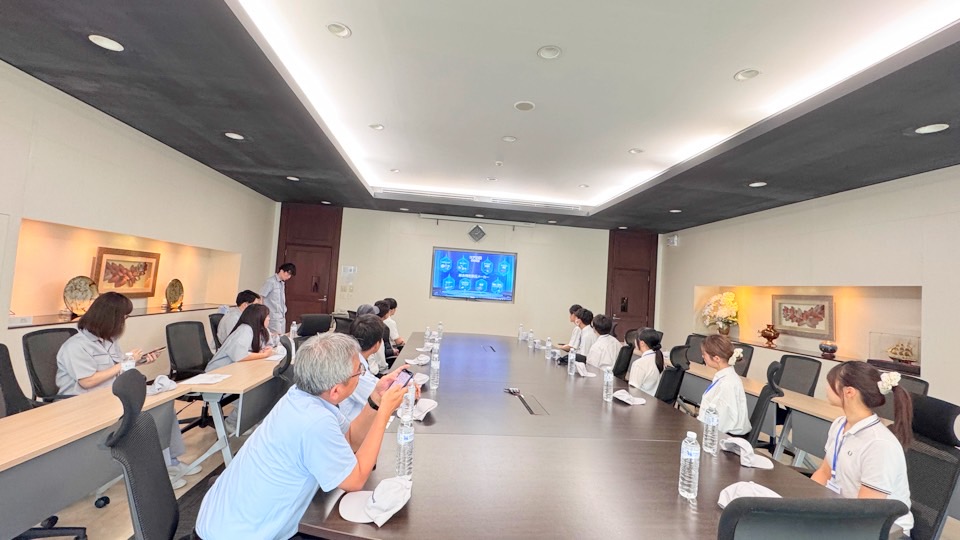 สทป.นำนักศึกษาแลกเปลี่ยนญี่ปุ่นศึกษาดูงานสถานประกอบการใน จ.อยุธยา