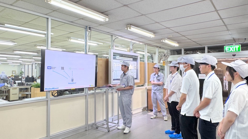 สทป.นำนักศึกษาแลกเปลี่ยนญี่ปุ่นศึกษาดูงานสถานประกอบการใน จ.อยุธยา