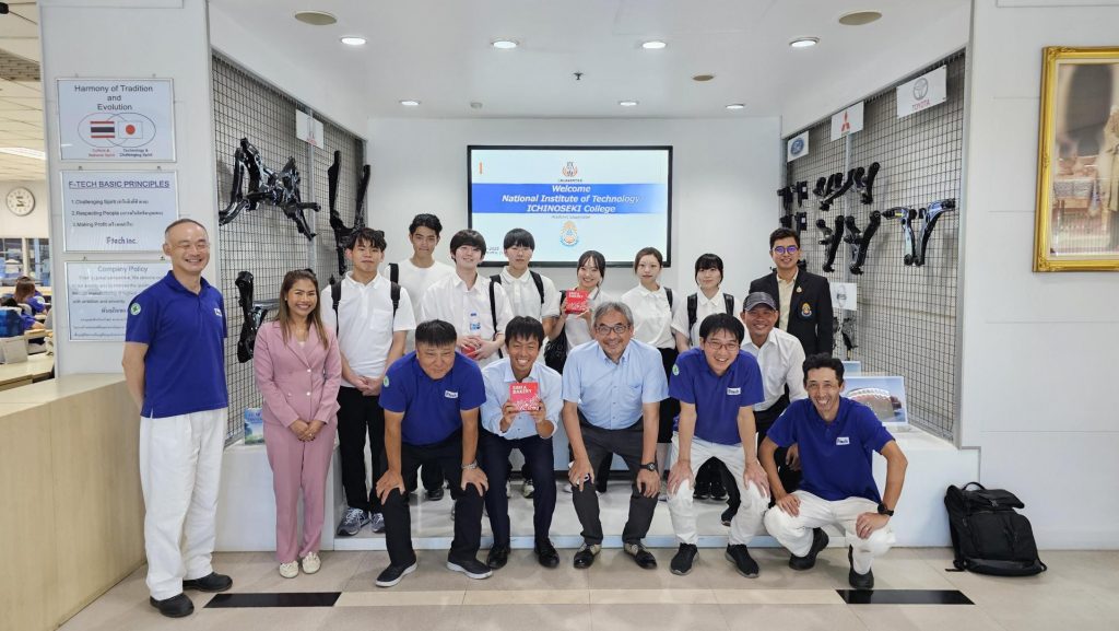 สทป.นำนักศึกษาแลกเปลี่ยนญี่ปุ่นศึกษาดูงานสถานประกอบการใน จ.อยุธยา