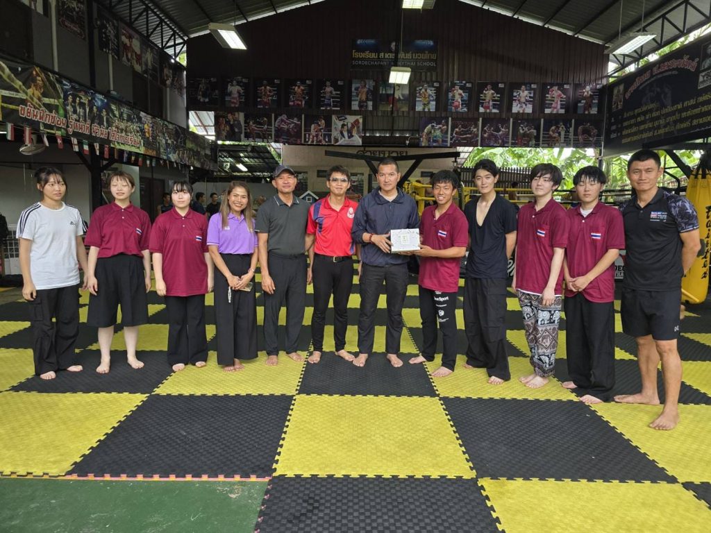 สทป.นำนศ.ญี่ปุ่นเรียนรู้ศิลปแม่ไม้มวยไทย และภาษาไทย
