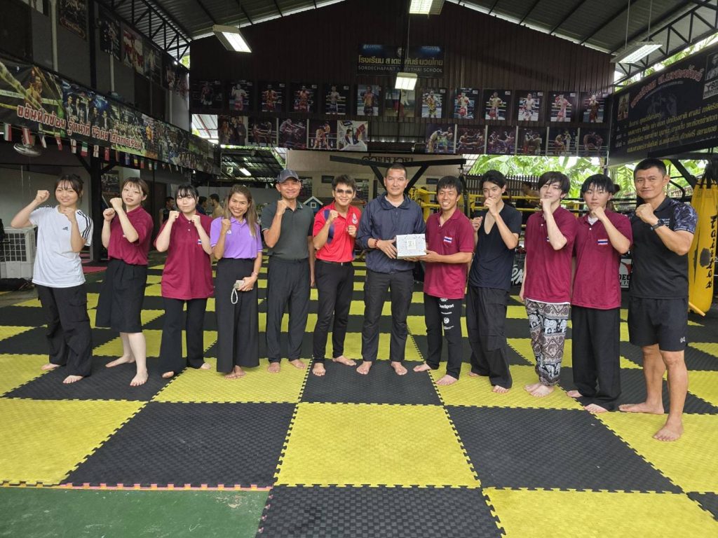 สทป.นำนศ.ญี่ปุ่นเรียนรู้ศิลปแม่ไม้มวยไทย และภาษาไทย