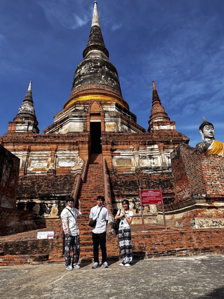 ปทุมวันนำนักศึกษาแลกเปลี่ยนจากประเทศญี่ปุ่น ศึกษาประวัติศาสตร์ไทย ในพระนครศรีอยุธยา