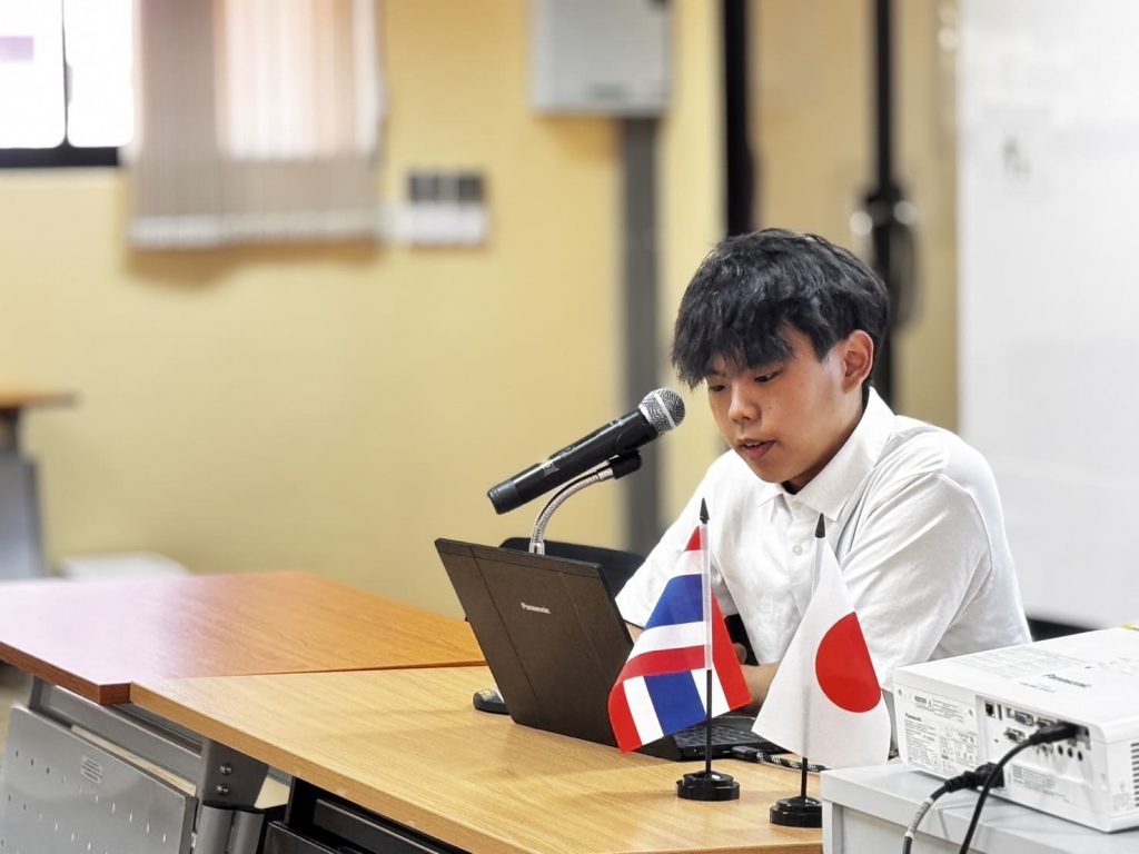 สทป.จัดการนำเสนอผลงานวิชาการของนักศึกษาแลกเปลี่ยนจากประเทศญี่ปุ่น