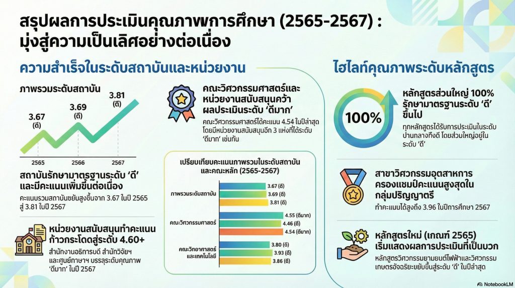 ผลการตรวจประเมินคุณภาพการศึกษา