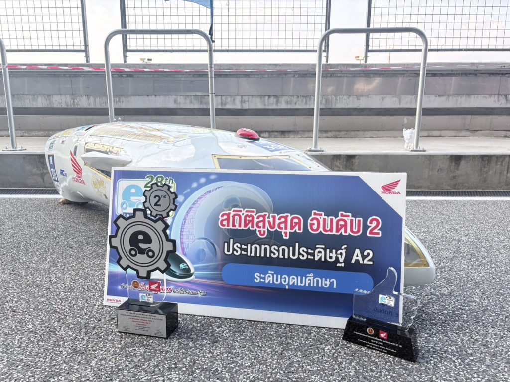 ทีม THE FIRST จากปทุมวัน สุดเจ๋ง โชว์ศักยภาพ! คว้า 3 รางวัล เวทีฮอนด้าประหยัดเชื้อเพลิง ครั้งที่ 28