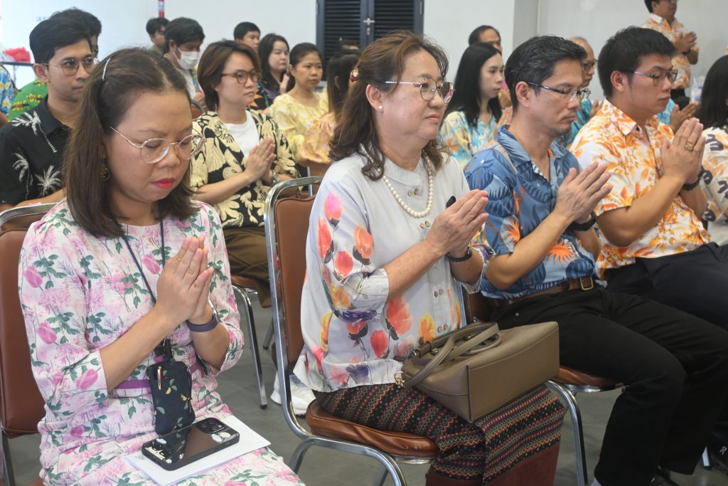 สทป. สืบสานวัฒนธรรมไทย จัดกิจกรรมรดน้ำดำหัวขอพรผู้สูงอายุและคณาจารย์ ประจำปี 2569
