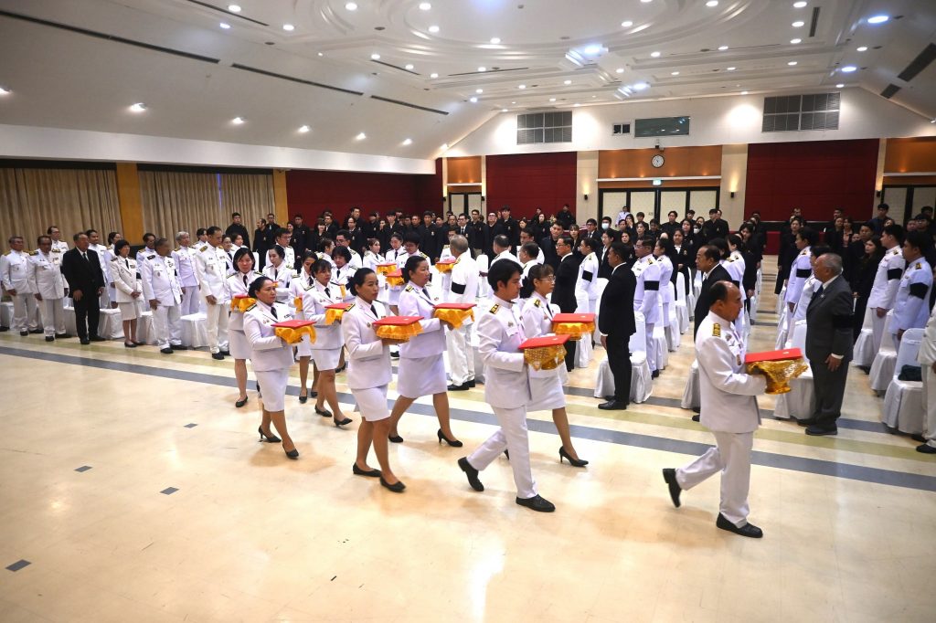 สทป. จัดพิธีรับสนองพระบรมราชโองการ โปรดเกล้าโปรดกระหม่อมแต่งตั้ง นายกสภาสถาบันเทคโนโลยีปทุมวัน และกรรมการสภาสถาบันผู้ทรงคุณวุฒิ ของสถาบันเทคโนโลยีปทุมวัน เพื่อน้อมสำนึกในพระมหากรุณาธิคุณ