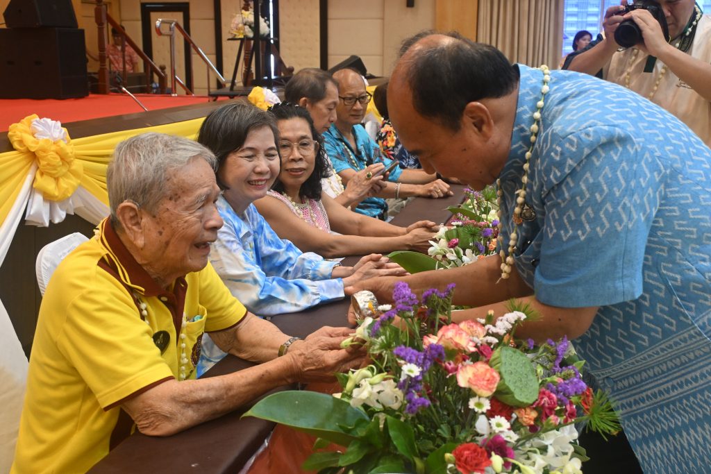 สทป. สืบสานวัฒนธรรมไทย จัดกิจกรรมรดน้ำดำหัวขอพรผู้สูงอายุและคณาจารย์ ประจำปี 2569