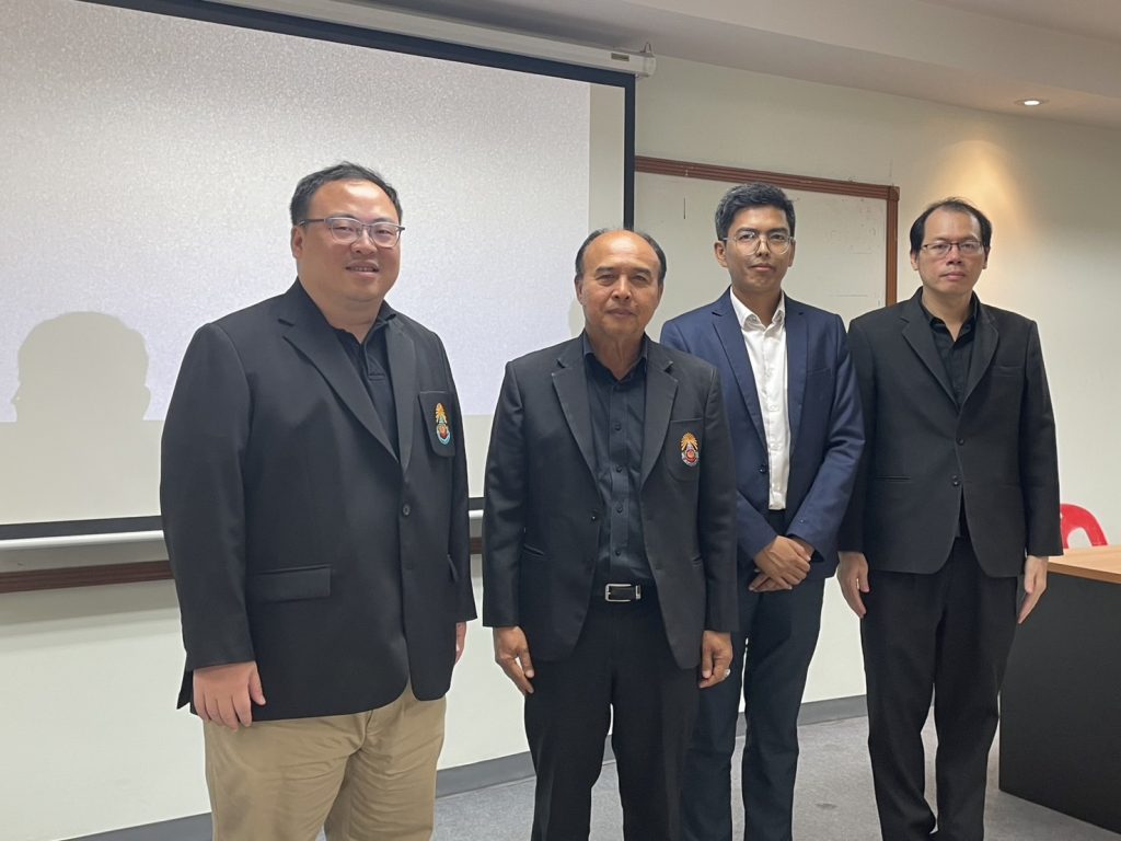 นักศึกษาบัณฑิตศึกษา สาขาวิชาวิศวกรรมไฟฟ้า ผ่านการประเมินสอบป้องกันวิทยานิพนธ์และการค้นคว้าอิสระ จำนวน 4 ราย