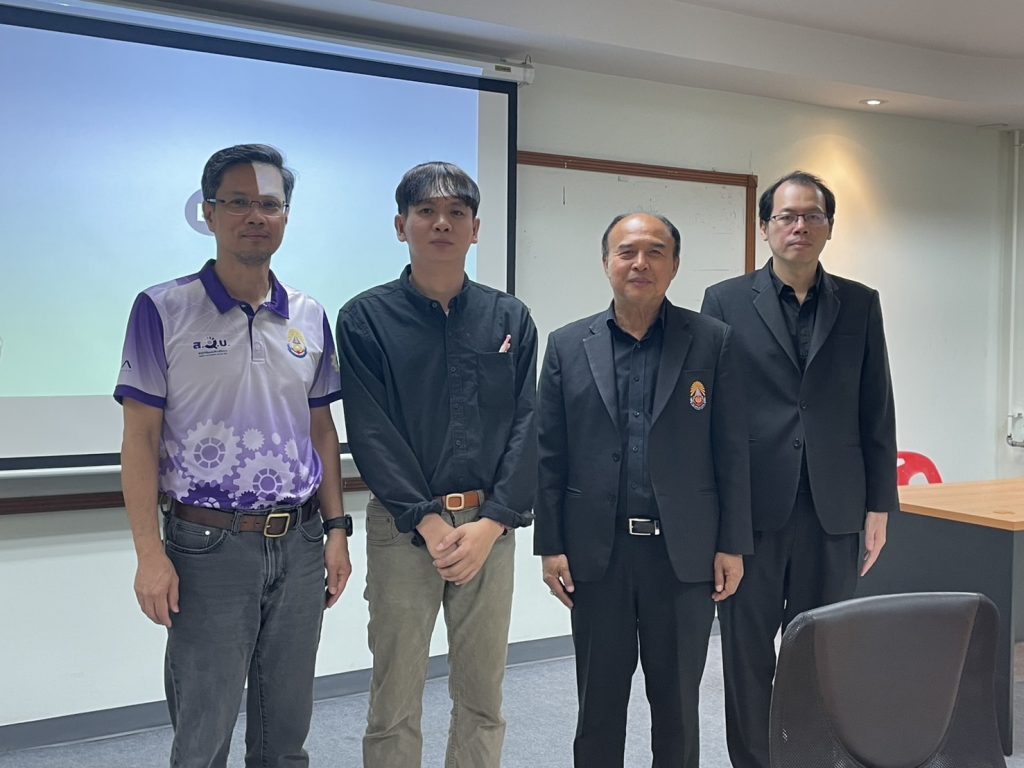 นักศึกษาบัณฑิตศึกษา สาขาวิชาวิศวกรรมไฟฟ้า ผ่านการประเมินสอบป้องกันวิทยานิพนธ์และการค้นคว้าอิสระ จำนวน 4 ราย