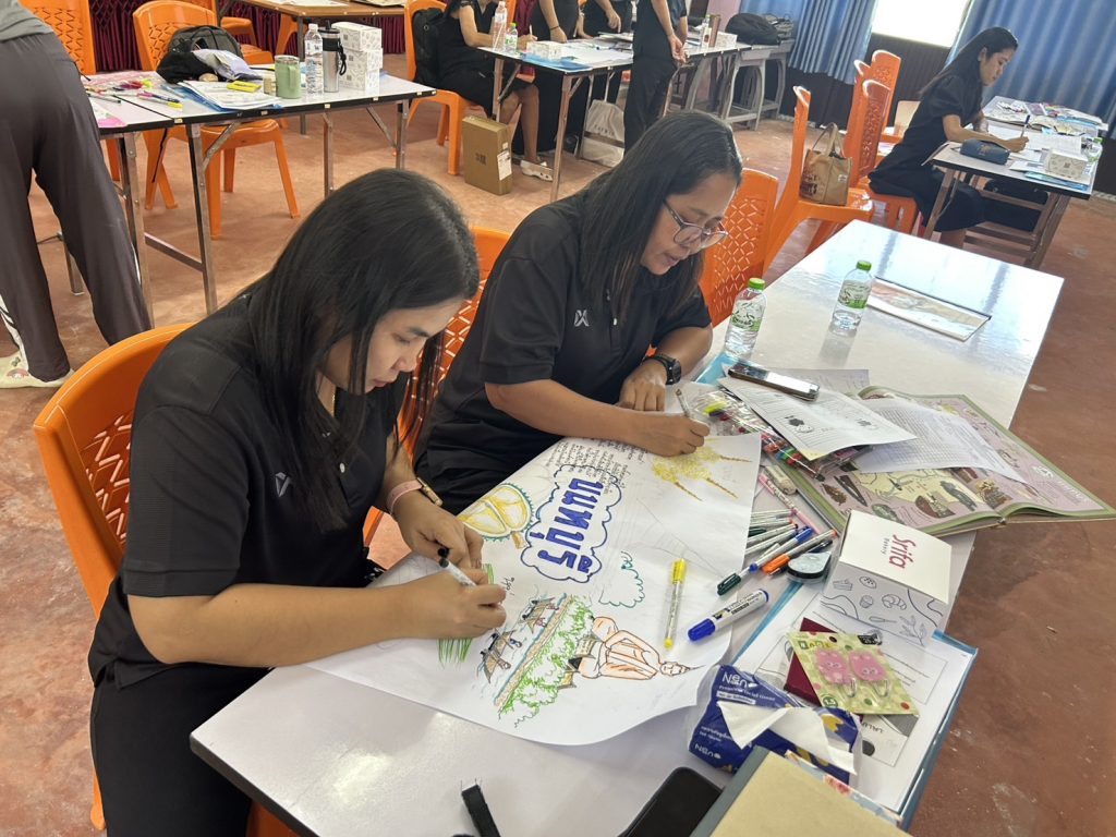 สทป. รุกคืบพัฒนาทักษะครูโรงเรียนวัดสระลงเรือ ยกระดับการสอนภาษาไทย ขจัดปัญหาอ่านไม่ออกเขียนไม่ได้ในเด็กชายขอบ
