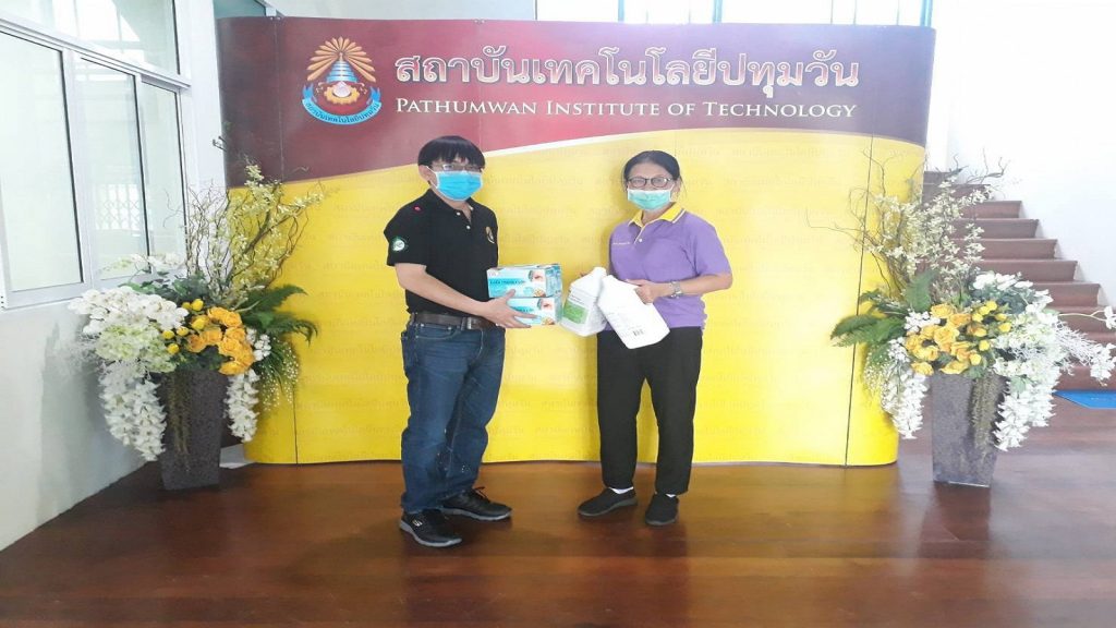 สถาบันฯ ส่งมอบหน้ากากอนามัยและสบู่เหลวล้างมือให้กับแผนกห้องฉุกเฉิน รพ.ตำรวจ