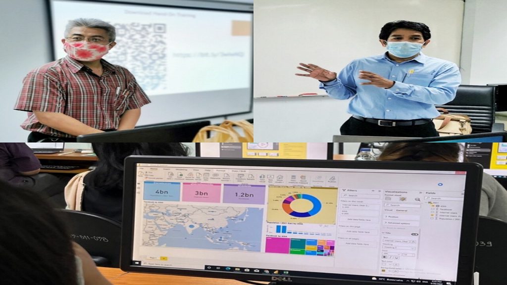ศูนย์ภาษาและคอมพิวเตอร์จัดอบรมโครงการ Upskill & Reskill ด้านเทคโนโลยีดิจิทัลสำหรับบุคลากรและนักศึกษา หลักสูตร Data Visualization with Power BI